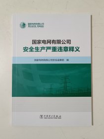 国家电网有限公司安全生产严重违章释义