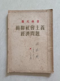 苏联社会主义经济问题