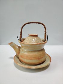 DF02-071日本治野烧茶具俩件套，全新全品。