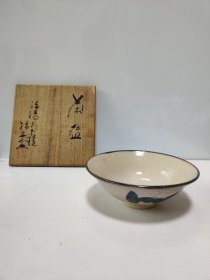 DF1-112手绘青花花纹抹茶碗