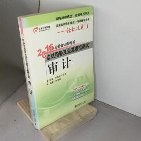 北大东奥·轻松过关1·2016年注册会计师考试应试指导及全真模拟测试 审计