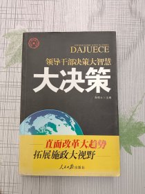 领导干部决策大智慧：大决策