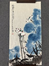 崔如琢 国画写意花卉 荷花 听风听雨又听声 丁亥之夏 如琢