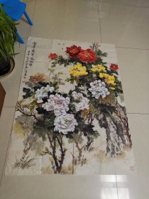 青岛 王仕伟  牡丹图