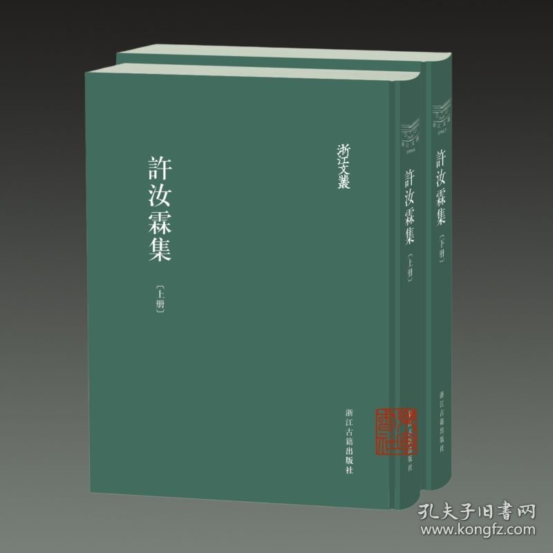点击查看原图 许汝霖集(浙江文丛 16开精装 全二册)