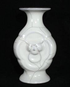 宋官窑兽面清，高23.2×13厘米