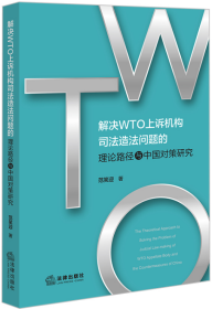 解决WTO上诉机构司法造法问题的理论路径与中国对策研究