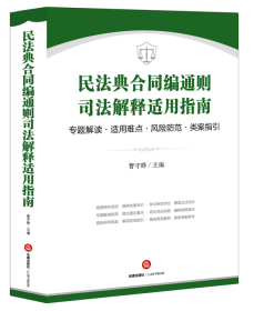 民法典合同编通则司法解释适用指南:专题解读·适用难点·风险防范·类案指引