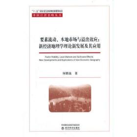 要素流动、本地市场与溢出效应:新经济地理学理论新发展及其应用