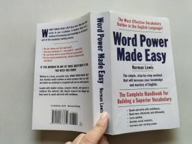 Word Power Made Easy: The Complete Handbook for Building a Superior Vocabulary 英文原版