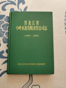 黑龙江省小岭水泥有限责任公司志（1995-2004）精装正版现货 内页无字迹无划线 见实物图