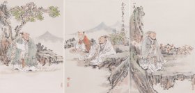 张积成，1973年生，1996年毕业于山东艺术学院，现为中国美术家协会会员、中国画水墨人物艺术专业硕士、民革中央画院专职画家，中国国家家协会常务理事，枣庄学院美术教师。