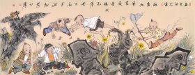 曹留夫，1947年生于天津，自幼喜爱绘画与书法。早年随段拭先生（字无染，黄宾虹弟子）学习中国画及理论。后毕业于天津工艺美院，1980年调入天津工艺美院从事国画的创作和教学工作。