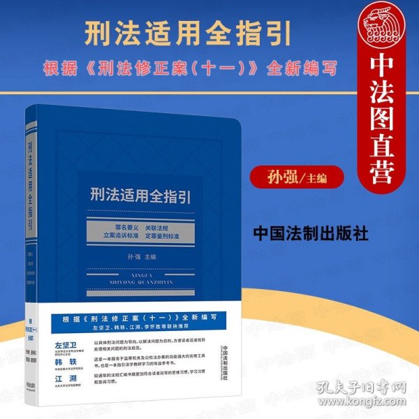 刑法适用全指引：罪名要义、关联法规、立案追诉标准、定罪量刑标准