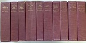 稀缺版， 《 文明的故事 》10卷全，  约1950-67年出版.