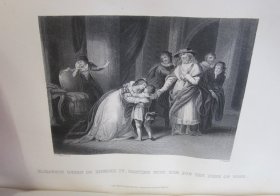 稀缺， 《从最早到现在的英国历史》4卷全，大量版画插图， 约1875年出版