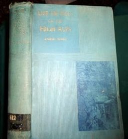 稀缺，《研究生活在高阿尔卑斯山上的人》黑白插图，1898年出版