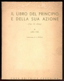 稀缺， 意大利版《原则及其动作--老子的道德经》1959年出版，
