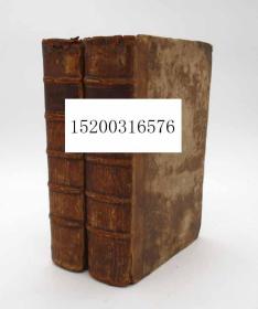 稀缺，文物级《 伦纳德·欧拉代数元素》2卷集，  约1774年出版