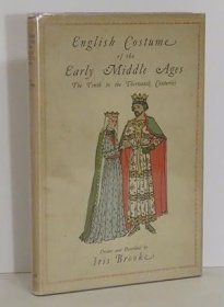 稀少，《中世纪早期英国服饰》，大量 插图， 约1936年出版