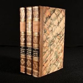 稀缺， 西奥多·胡克作品《俗语和行动》（3卷），约1824出版。