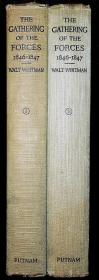 稀缺，惠特曼的《力量的聚集》（2卷）。 约1920年出版