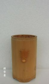 竹雕笔筒 茶瓶 香瓶