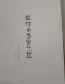 张仃水墨写生画册、图录、作品集