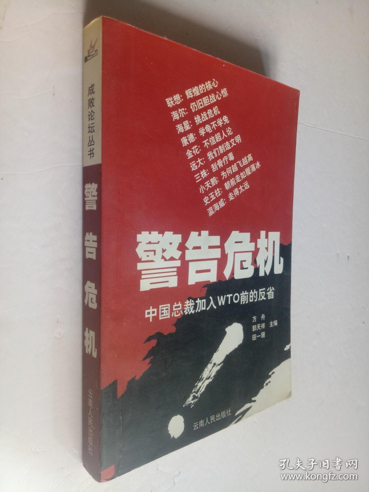 警告危机:中国总裁加入WTO前的反省