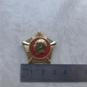 红色纪念收藏毛主席像章胸针徽章包老物件上海科大红革会