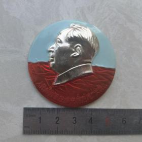 红色纪念收藏毛主席像章胸针徽章包老物件支持左派