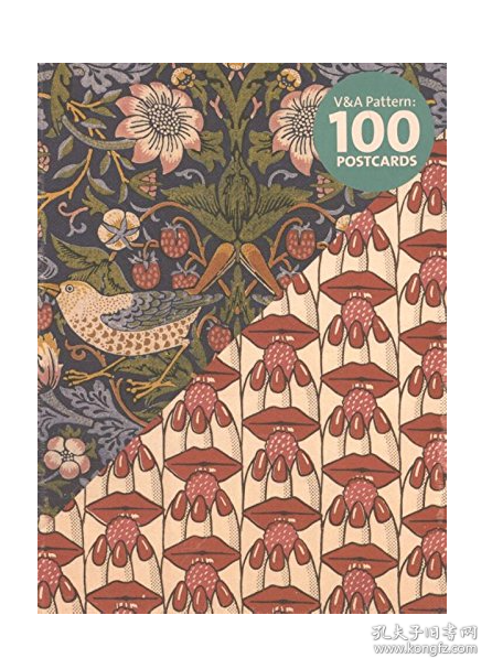 现货V&A Pattern: 100 Postcards  100张明信片图案设计