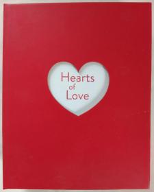 Hearts of Love 纸艺术立体书的多样爱心生日纪念日表白小礼物
