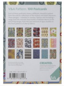 现货V&A Pattern: 100 Postcards  100张明信片图案设计