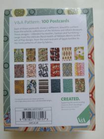 现货V&A Pattern: 100 Postcards  100张明信片图案设计
