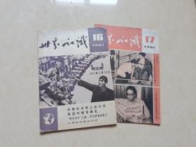 世界知识（1981年16.17）2本 16开 八五品 世界知识出版社