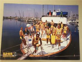 NBA复古海报珍藏系（51） 洛杉矶湖人队   八品   4开