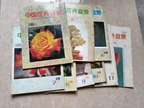 中国花卉盆景（1995年4.5.6.7.8.9.10.1112）9本 16开 八五品  中国花卉盆景杂志社