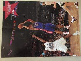 NBA复古海报珍藏系（21）拉希德.华莱士  八品   4开