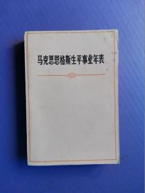 马克思恩格斯生平事业年表