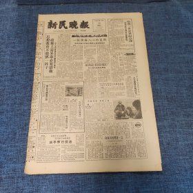 老报纸：新民晚报1982年12月29日 （一张振奋人心的蓝图  6版）