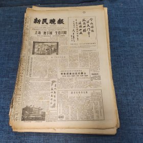 老报纸：新民晚报1982年1月8日 （上海“地下城”生意兴隆   6版）