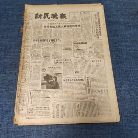 老报纸：新民晚报1984年12月28日 （加快劳动工资人事制度的改革  6版）