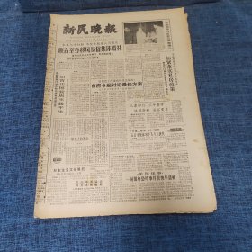老报纸：新民晚报1982年12月10日 （联合举办移风易俗集体婚礼  6版）