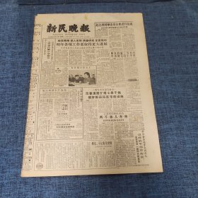 老报纸：新民晚报1982年12月28日 （明年各项工作要取得更大进展  6版）