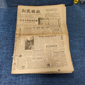 老报纸：新民晚报 1989年3月17日 （过热消费得到控制  4版）