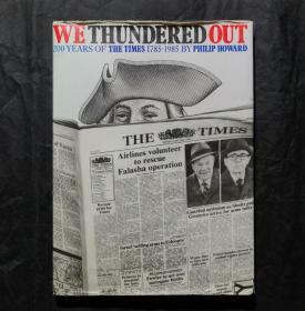 「现货」硬皮套封【伦敦泰晤士报 200年（We Thundered Out: 200 Years of The Times, 1785-1985）】（检索：美术画册，绘画展览图录）