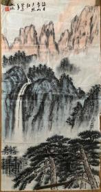 满日青山夕照红