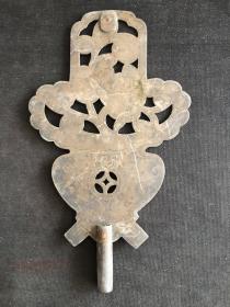 清代满工雕花帐钩