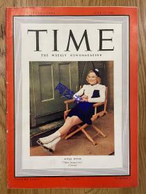 【现货】时代周刊杂志 TIME MAGAZINE，1939年7月17日，内收“中国抗日战争进入到第3年” 等报道。珍贵的历史资料。